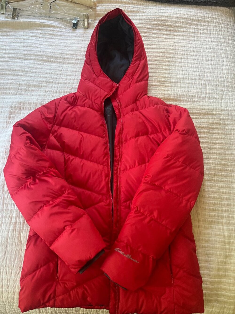 Eddie Bauer Down Jacket - Red- S